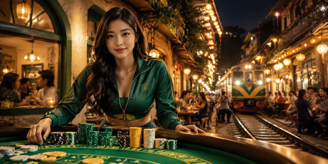 Người dùng Hà Nội đọc thông tin jackpot trên điện thoại trong quán cà phê
