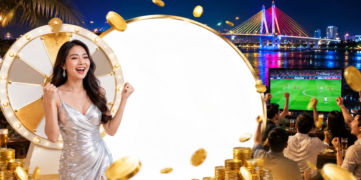 Không khí lễ hội Sài Gòn với bàn roulette và trải nghiệm giải trí hiện đại